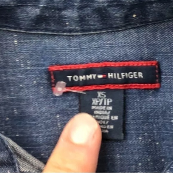 Tommy Hilfiger Denim Fleck Shirt Dress, 100% Cotton - Picture 5 of 6